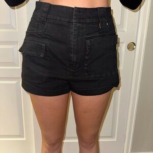 I.AM.GIA Black Cargo Shorts